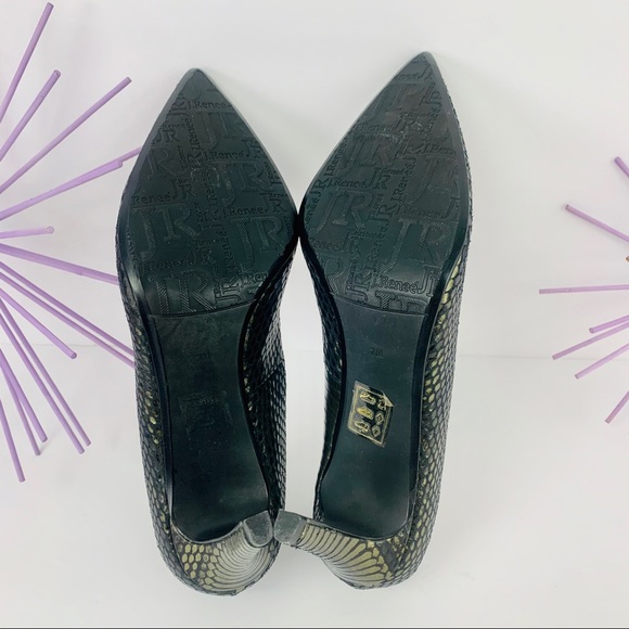 J Renee / Snake Green Black Textured Metallic - Picture 8 of 8